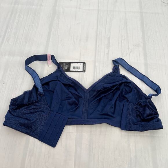 BaliWomen Double Support Wireless Lace Bra/Stay-in-Place Straps FullCoverage 42D - Picture 5 of 11